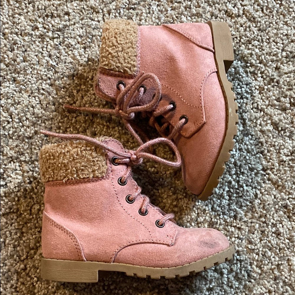 Old Navy Cozy Pink Kids Boots